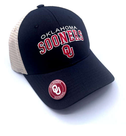 Oklahoma University Hat Classic Mesh Trucker Adjustable Team Logo Snapback Cap