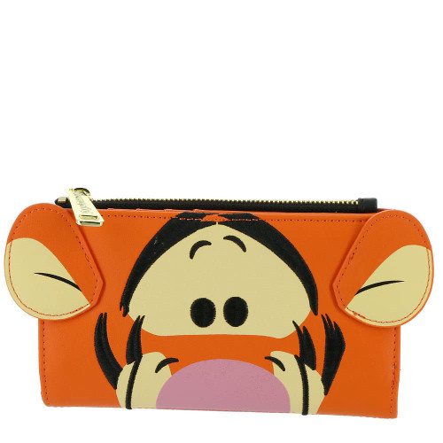 Loungefly Winnie the Pooh Tigger Cosplay Flap Wallet Orange-Black