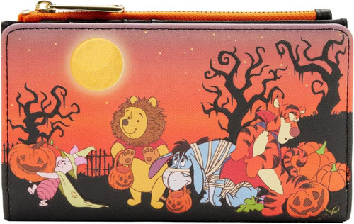 Loungefly Disney Winnie The Pooh Halloween Group Trick Or Treat Flap Wallet Loungefly Disney Winnie The Pooh Halloween Group Trick Or Treat Flap Wallet