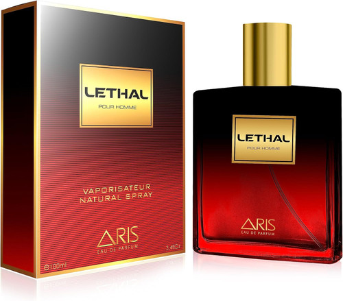 ARIS Lethal Eau de Parfum Spray | Perfume for Men | Woody and Musk Fragrance | Long Lasting Perfume/Cologne for Men - 100ml