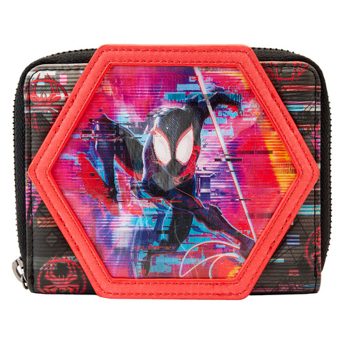 Loungefly Marvel Across the Spider-Verse Lenticular Zip Wallet