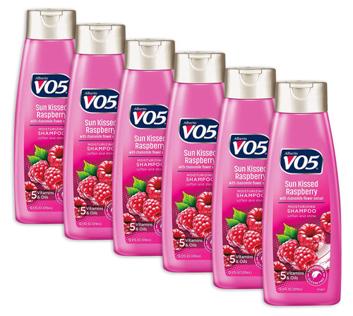 Vo5 Alberto Herbal Escapes Balancing Shampoo Sun Kissed Raspberry 12.5OZ (Pack of 6)