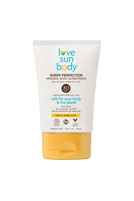 Love Sun Body Mineral Body Sunscreen SPF 30 (Soft Vanilla Scent) | Reef Safe Skincare | Zinc Oxide Lotion | 100% Natural Origin Moisturizer |Ecocert Certified Cosmos Natural | 3 fl oz Love Sun Body Mineral Body Sunscreen SPF 30 (Soft Vanilla Scent) | Reef Safe Skincare | Zinc Oxide Lotion | 100% Natural Origin Moisturizer |Ecocert Certified Cosmos Natural | 3 fl oz