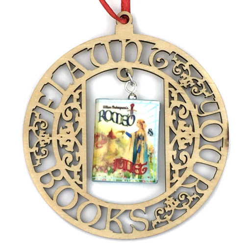 Romeo and Juliet William Shakespeare Ornament Clay Mini Book Framed Home Wall Decoration Trim