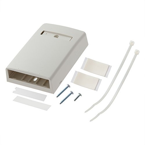 Panduit CBX4IW-AY 4-Port Surface Mounting Box for LD3/LDPH3/LD5/LDPH5, Off White