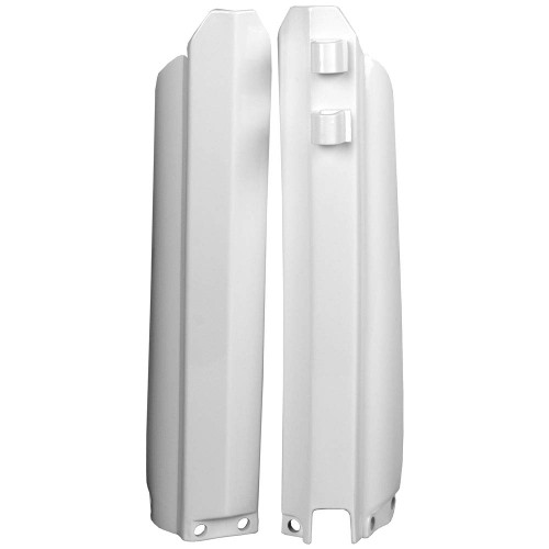 Polisport Lower Fork Protectors White for Yamaha YZ125 1996-2004