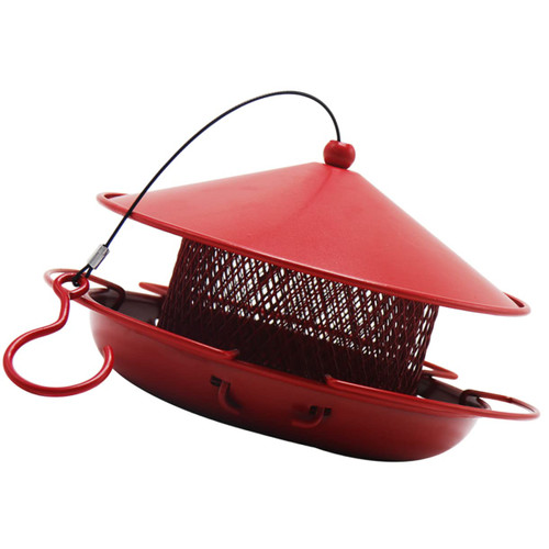FOMIYES Hummingbird Feeder Peanut Feeder for Birds Bird Feeder Outdoor Bird Feeders for Outdoors Hanging Bird Feeders Bird Food Hanging Tray Patio Hanging Feeder Hanging Metal Finch Feeder