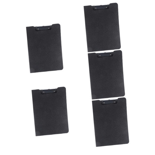 Ciieeo 5pcs Clipboard Clip Clear Clipboard Clipboards Nursing Essentials for Nurses Recycled Clipboard Foldable Clipboard Nursing A4 Writing Clipboard Office Pallet Pp Multifunction