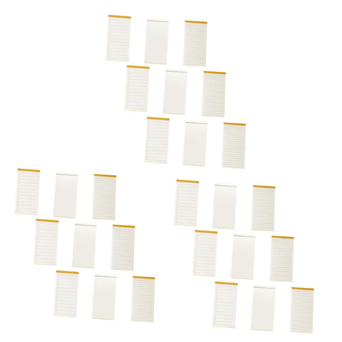 EXCEART 27 Pcs Daily Planner Notepads Blank Planning Memo Notepad Daily to Do List Notepad Tear Off Small Planning Scheduler Lists Groceries List Pad Student Task Board White Paper Mini