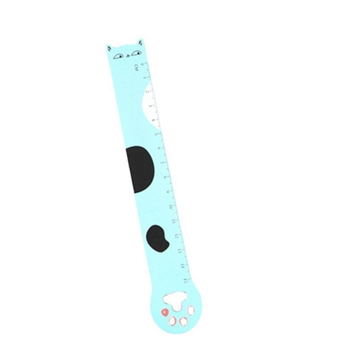 MIKFOL Ruler Cute Cat Paw Straight Ruler Wooden Kawaii Tools Stationery Cartoon Drawing Gift Office School Measuring