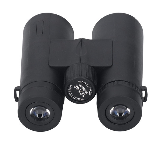 12x42 HD Binoculars for Adults, Portable Compact Binoculars with BAK7 Prism, Waterproof Binoculars with Large View, for Bird Watching, Hunting, Travel and Outdoor Sports