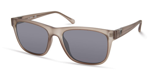 GUESS Men's Classic Sleek Square Sunglasses, Grey, 55mm