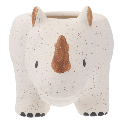 MERRYHAPY Ceramic Planter Bonsai Pot Ceramic Flowerpot Animal Small Plant Planter Succulent Planter Pot Ceramic Vase Home Mini Plant Pots Succulent Flowerpot Ceramics Cartoon Statue