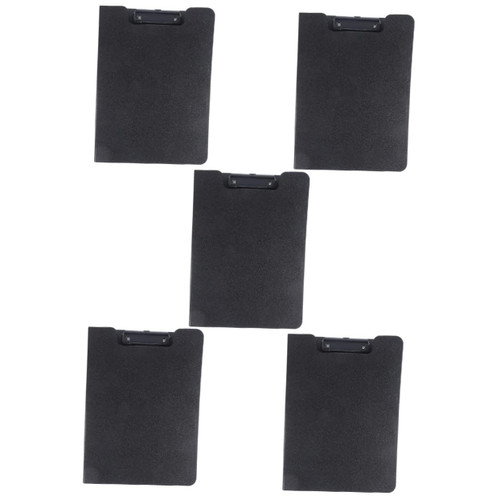 5pcs Clipboard Clip Paper Folder File Folders Colored Folders Plastic A4 Foldable Clipboard Nursing Plastic Clipboard Office Document Clip Practical File Clipboard Paper Clips Pp