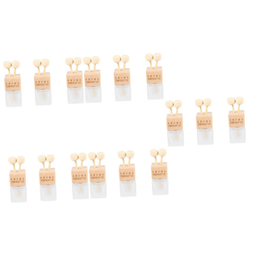 ABOOFAN 15 Pcs air Outlet Perfume Bottle car Perfume Vent Clip Perfume air freshener refillable car air freshener Empty Fragrance Bottle Air Vent Essential Oil Bottle Aroma Bottle Glass