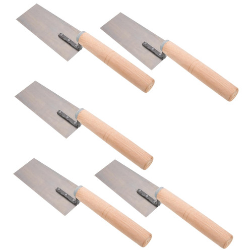 Hemobllo 5pcs Plaster Paint Drywall Tools Drywall Trowel Stucco Concrete Trowel Bricklaying Trowels Gauging Trowel Drywall Hawk Drywall Taping Tool Scrapers Mason Stainless Steel Low Power