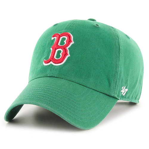 '47 Boston Red Sox Brand MLB Clean Up Adjustable Green Hat '47 Boston Red Sox Brand MLB Clean Up Adjustable Green Hat
