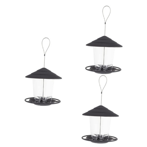 Yardenfun 3pcs Hanging Bird Feeder Wild Bird Feeder Tube Bird Feeding Ports Bird Hanging Gazebo Outside Bird Feeders Wild Feeder Pet Feeder Automatic Yard Bird Feeder Squirrel Outdoor Yardenfun 3pcs Hanging Bird Feeder Wild Bird Feeder Tube Bird Feeding Ports Bird Hanging Gazebo Outside Bird Feeders Wild Feeder Pet Feeder Automatic Yard Bird Feeder Squirrel Outdoor