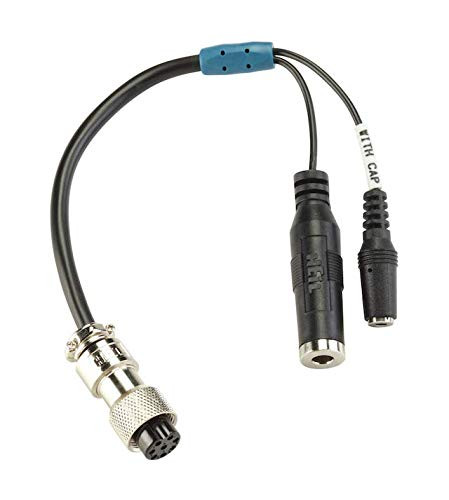 HeiL AD-1-I AD1I Original Sound ICOM 8-Pin Round Headset Boom-Microphone Adapter Cable