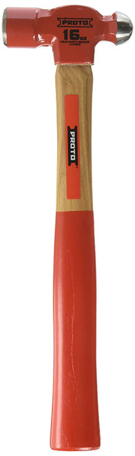 Proto 16 oz. Ball Pein Hammer Industrial Wood Handle