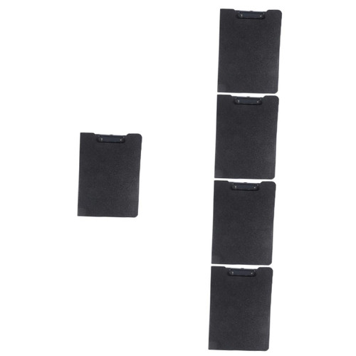 STOBOK 5pcs Clipboard Clip Nurse Clipboard Recycled Clipboard Office Clipboard Plastic Clipboard Nursing Clipboard Clipboards A4 Office Folders Document Clip Metal Pp Pencil Student