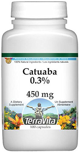 Catuaba 0.3% - 450 mg (100 Capsules, ZIN: 519561)