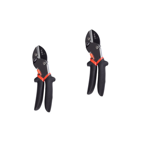 Happyyami 2 Pcs Pruning Shears Plant Shears Hedge Clippers Pruner Scissors Garden Pruning Shear Bypass Pruner T Trimmer Bonsai Tools Gardening Tool Fruit Branch Garden Shears Plastic Handle
