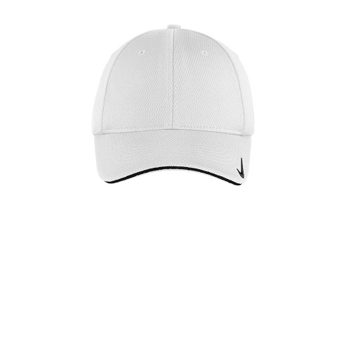 Nike Golf 333115 Adult's Dri-FIT Swoosh Flex Sandwich Cap White Small/Medium