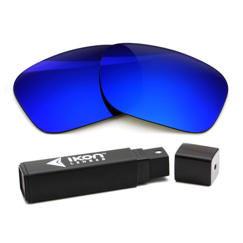 IKON LENSES Replacement Lenses For Von Zipper Elmore (Polarized) - Fits VonZipper Elmore Sunglasses (Deep Blue Mirror)