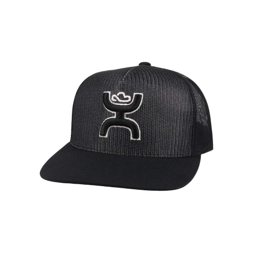 Hooey Men's Hooey Baller Logo Mesh Trucker Ball Cap Black One Size