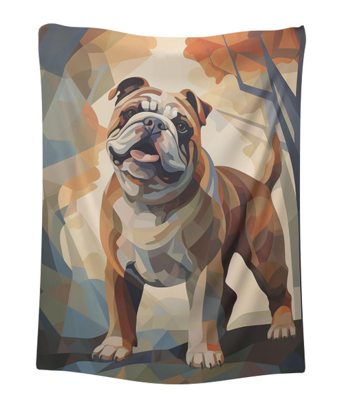CAPITUNEISKINEPA English Bulldog Gifts Blanket Gift Light Blanket Mini Blanket 30" x 40"