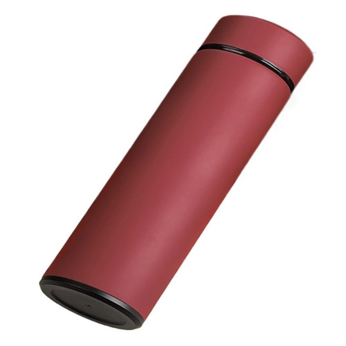 Thermos Cup Stainless Steel Vacuum Insulated Water Cup Portable Straight Water Cup Car Tea Cup Men and Women Water Cup Thermo Cup (Color : Red, Size : A)