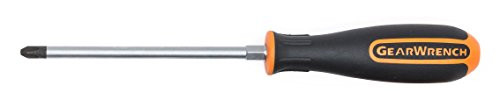 GEARWRENCH 82688 #1 x 3" Phillips Orange Dual Material Screwdriver, Black