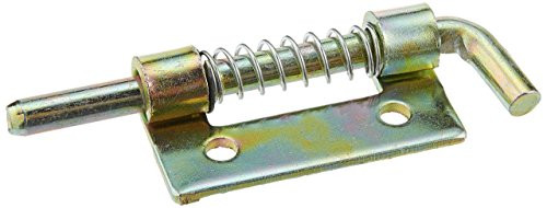 5Pcs Locked Spring Loaded Metal Barrel Bolt Latch 6cm Length Gold Tone