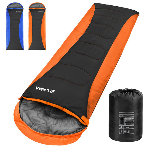 LAMA Sleeping Bag for Adults Kids, 3-4 Seasons Warm Cold Weather Sleeping Bag with Compression Sack, Lightweight - Compact - Portable Sleeping Bag for All Season Camping Hiking Backpacking, OG LAMA Sleeping Bag for Adults Kids, 3-4 Seasons Warm Cold Weather Sleeping Bag with Compression Sack, Lightweight - Compact - Portable Sleeping Bag for All Season Camping Hiking Backpacking, OG