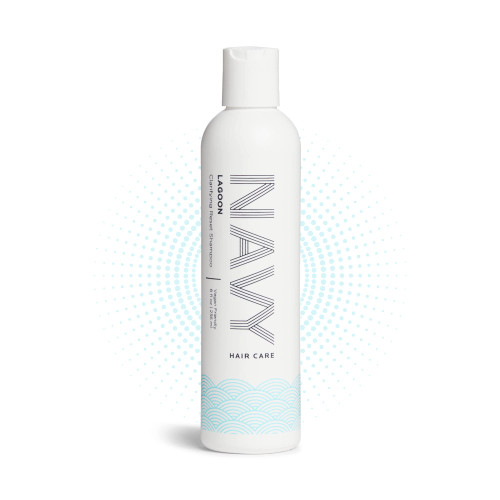 NAVY Lagoon Clarifying Reset Shampoo - Hair Purifying, Deep Cleanse, Refresh, and Restore Your Scalp for Lush, Vibrant Hair | Vegan and Sulfate-Free Shampoo - 8 oz
