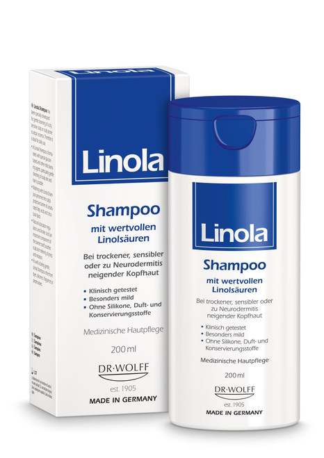 Linola shampoo, 6.76 fl. oz. (200 ml)