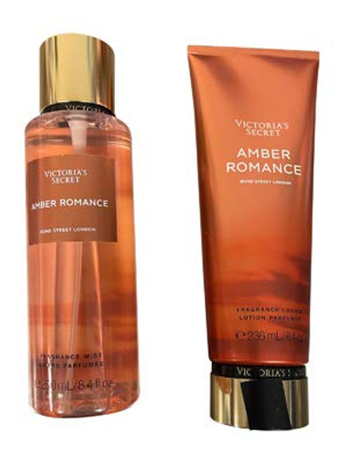 Victoria's Secret Amber Romance Fragrance Mist and Body Lotion Gift Set (Amber Romance) Victoria's Secret Amber Romance Fragrance Mist and Body Lotion Gift Set (Amber Romance)