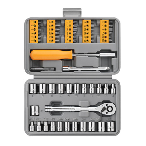 57 Pieces Hexagonal Socket T10 T30 T40 Screwdriver Bits Small 1/4 Metric Sockets Bits Set Screwdrivers