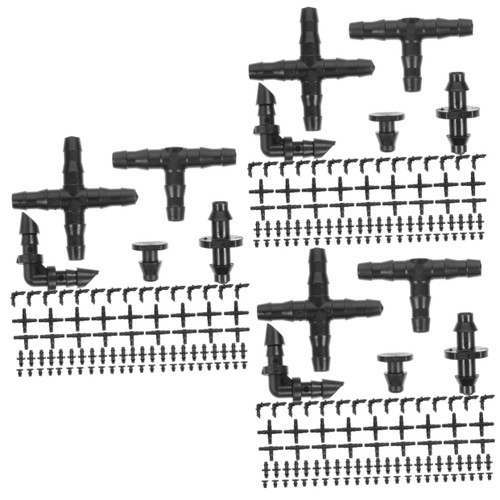 YARNOW 3 Sets Plastic Sprinkler System Irrigation System 1/2 28 to 5/8 24 Thread Adapter Iv Tubing Irrigation Hose Adapter Drip Irrigation Kit Promo Codes PVC Water Pipe Suite