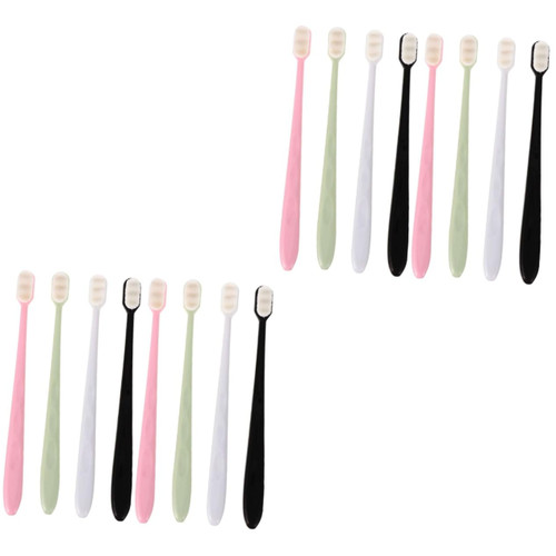 Healeved 32 pcs Toothbrush Teeth Cleaning Tools Oral Cleaning Tools Pregnant Toothbrush Gum Care Brush Baby Soft Toothbrush Kids Toothbrush Manual Cleaning Brush Travel pp
