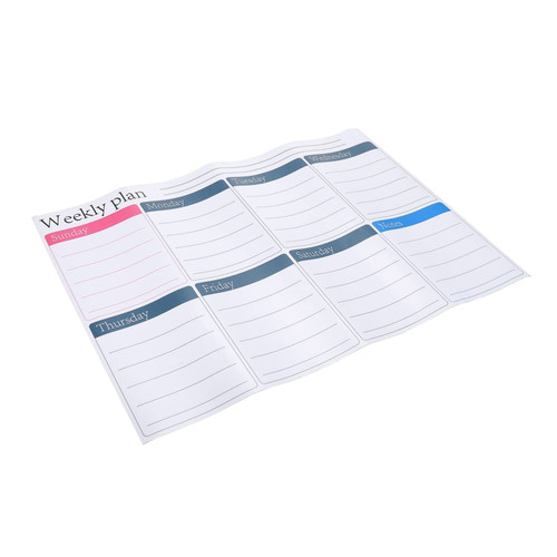 Tofficu 4pcs Note Board a3 erasable memo Calendar Sticker memo Board Magnetic whiteboard Eraser Magnet Fridge Magnetic calendars whiteboard Magnetic Planning Board Massage Stickers