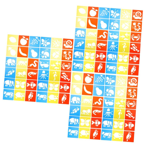 COHEALI 15 Sets Painting Template Drawing & Art Supplies Stencils for Kids Animal Stencil Paper for Tattooing Drawing Spraying Templates Kids Arts Plastic Child Butterfly Fish Hollow Out