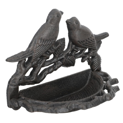 Didiseaon Wall Mounted Bird Feeder Hanging Birds Feeders Parrot Automatic Feeder Hanging Squirrel Feeder Bird Cages for Parrots Garden Bird Food Holder Accessory Tray Birdcage Pigeon Iron