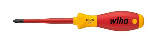 Wiha PZ2 x100mm Slim Fix VDE Screwdriver