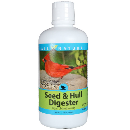 Carefree Enzymes 94727 Seed & Hull Digester Bird Feeder Cleaner, 33.9 oz