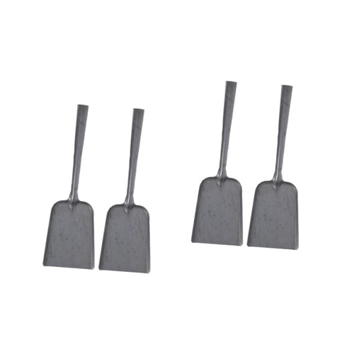 Yardwe 4 Pcs Household Coal Ash Shovel Grill Ash Tool Charcoal Grill Ash Rake Hoe Grilling Hearth Shovel Fireside Shovel BBQ Ash Trowel Hand Trowel Charcoal Shovel Sand Shovel Pizza Iron