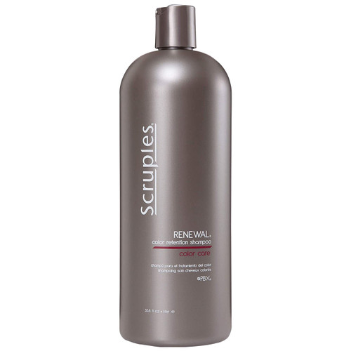 Scruples Color Renewal Gentle Shampoo - Maintain Hair Health Without Stripping Color - Established, Trusted Formulas for Ultimate Hair Shine (33.8 oz)