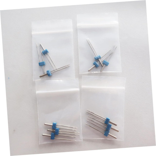 COHEALI 1 Sewing Machine Supplies Kit Sewing Twin Needle Double Stitch Sewing Machine Two Needle Sewing Machine Double Needle Sewing Machine Leather Sewing Needles Universal Accessories