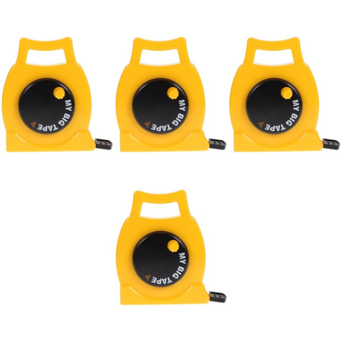 NOLITOY 4 Pcs Children's Tape Measure Children Measure Tape Toy Construction Tape Measure Learning Tapeline Road Tape for Kids Simple Girl Play Soft Measuring Stick Plastic Desktop Toddler